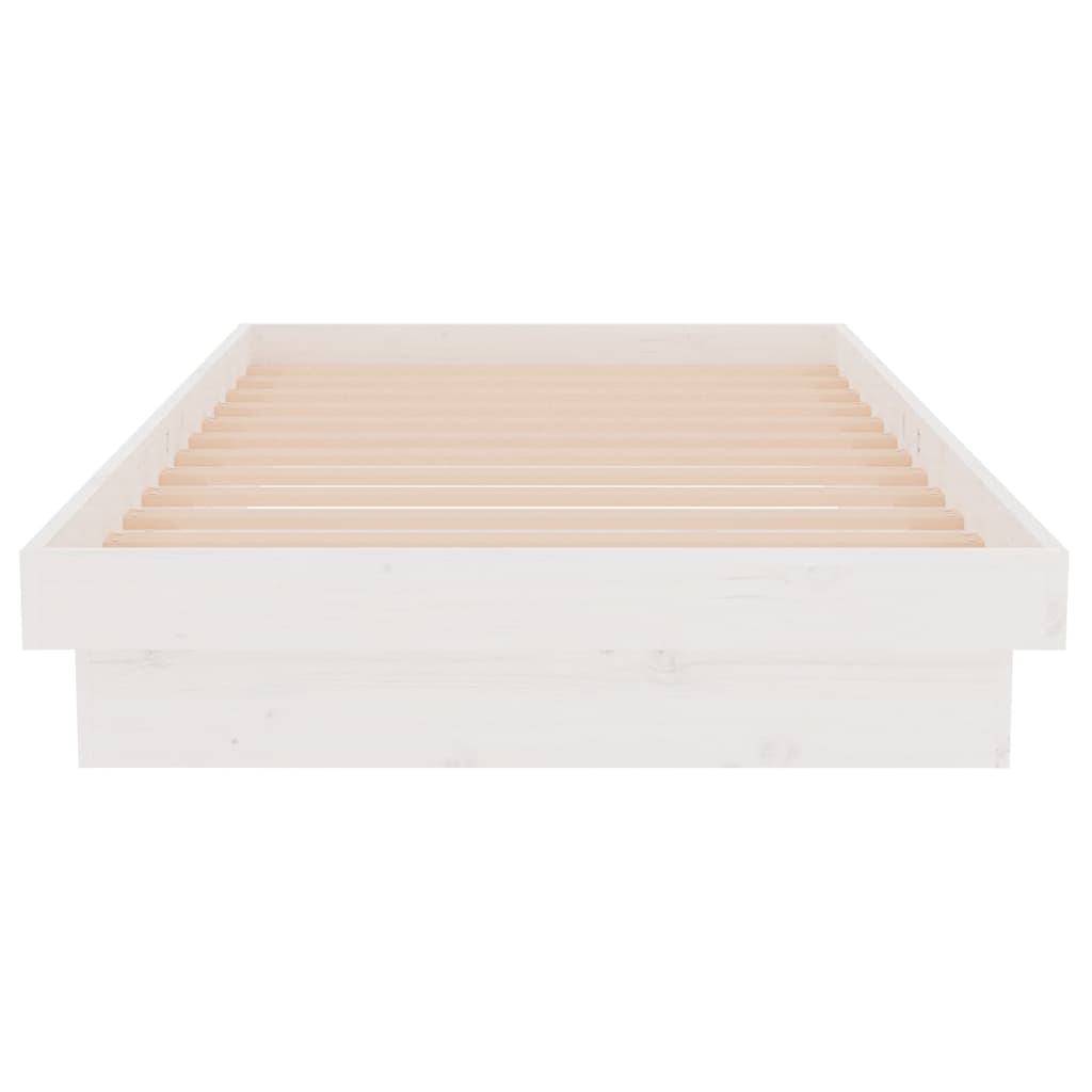Sengeramme hvit heltre 90x190 cm Single
