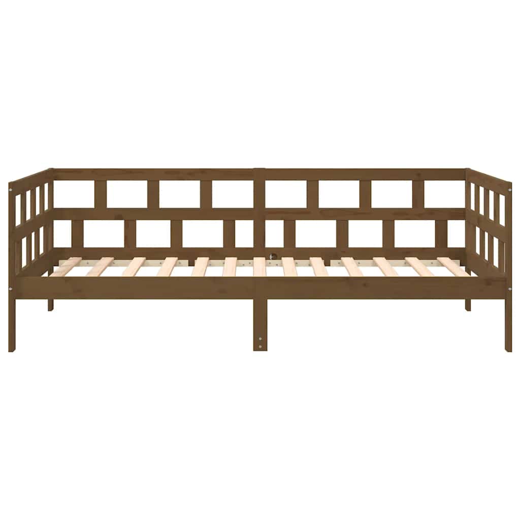 Dagseng honningbrun heltre furu 80x200 cm