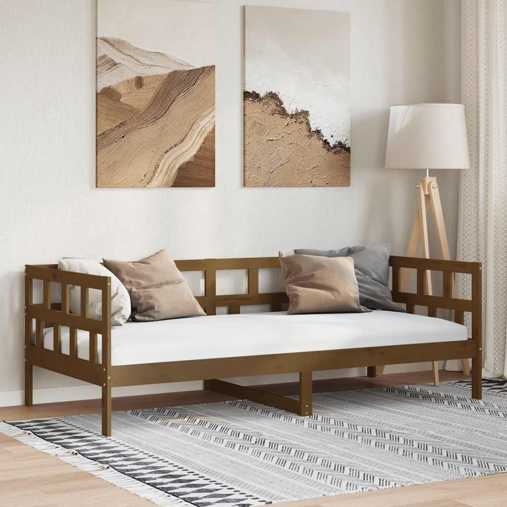 Dagseng honningbrun heltre furu 80x200 cm