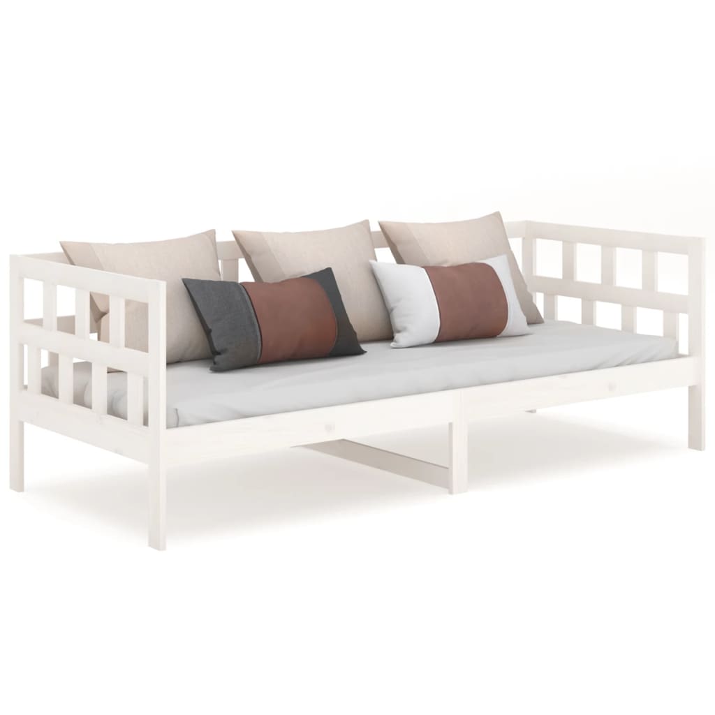 Dagseng hvit heltre furu 90x190 cm