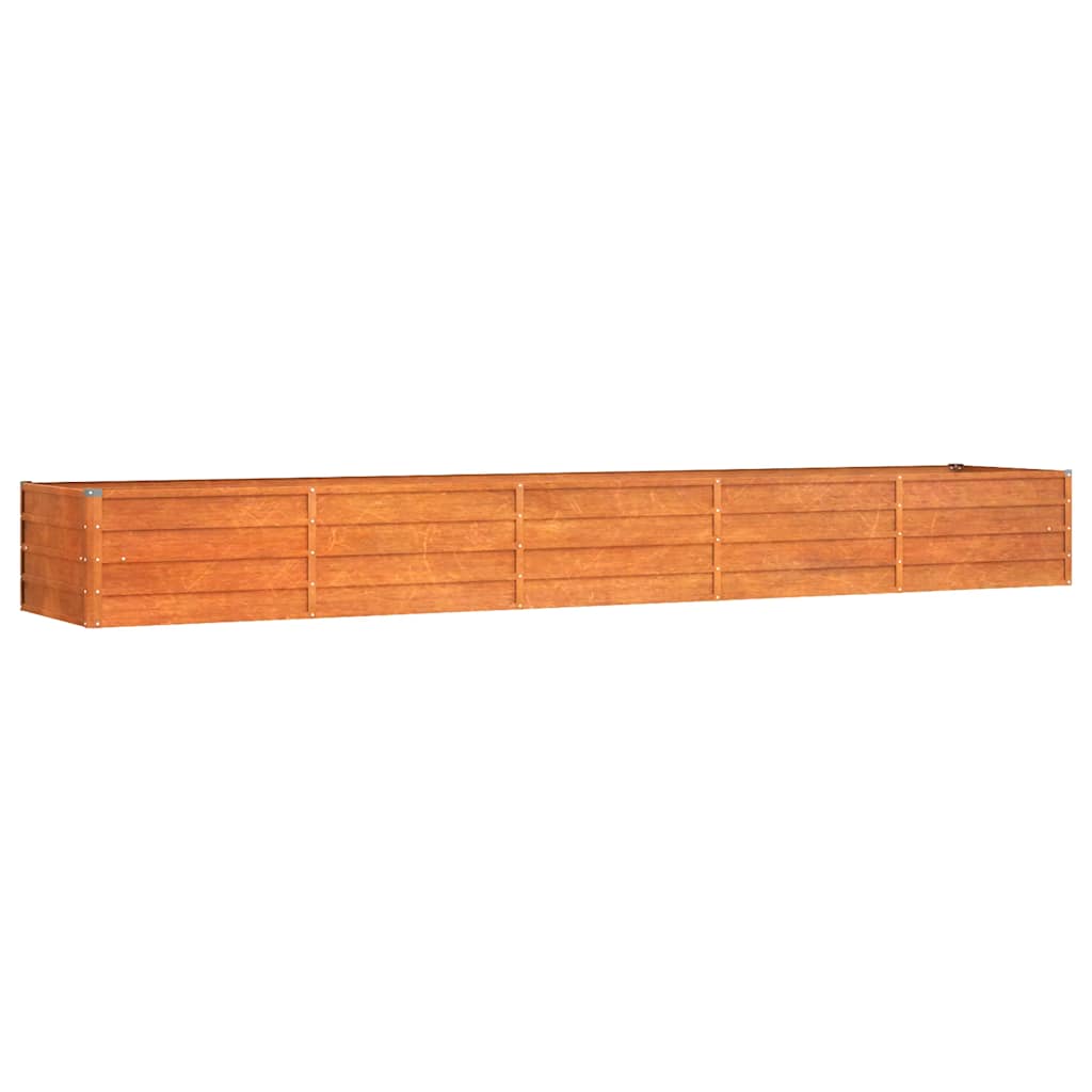 Høybed rust 400x80x45 cm cortenstål