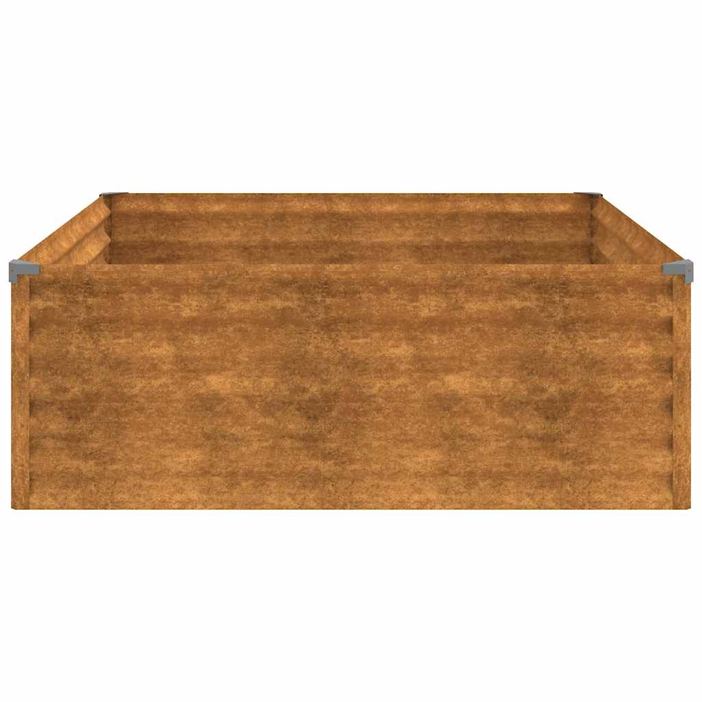 Høybed 100x100x36 cm cortenstål