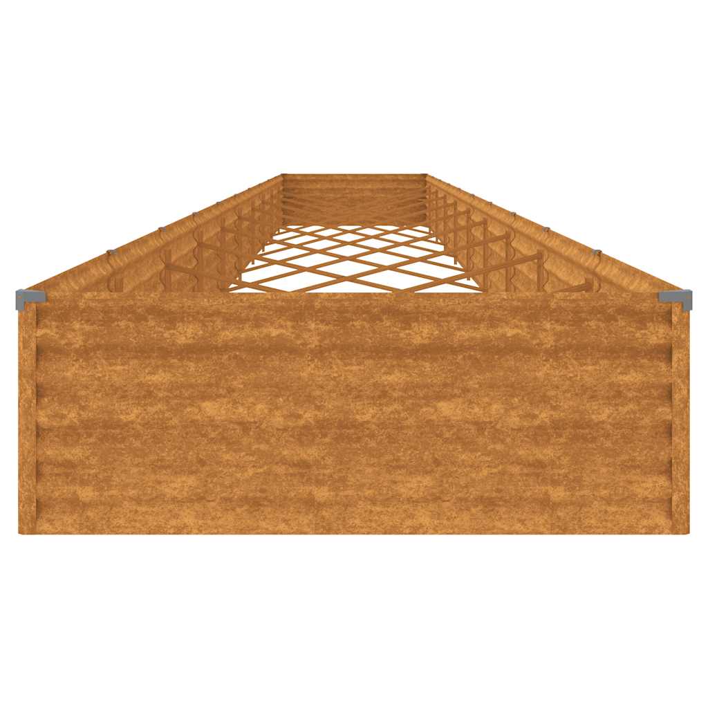 Høybed 960x100x36 cm cortenstål