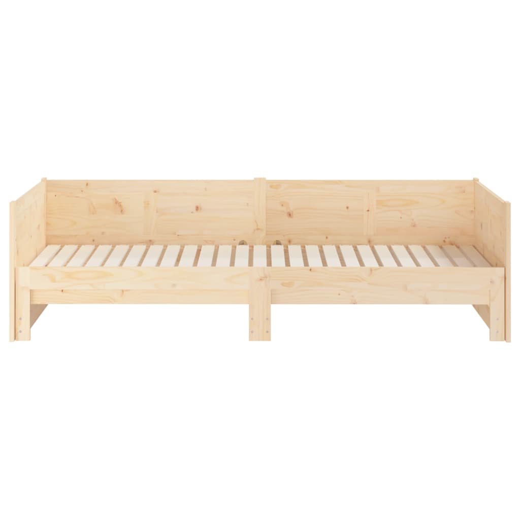 Uttrekkbar dagseng heltre furu 2x(90x190) cm