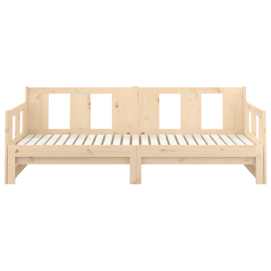Uttrekkbar dagseng heltre furu 2x(90x190) cm