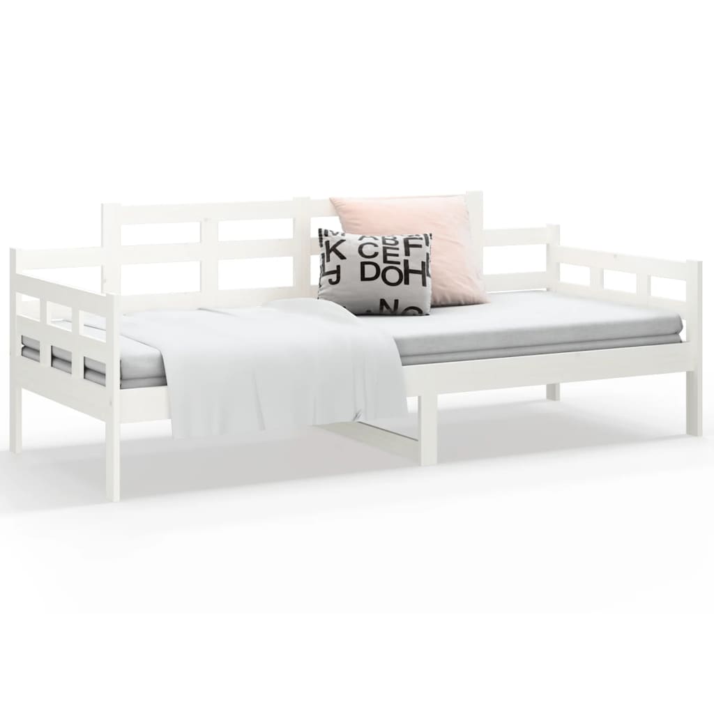 Dagseng hvit heltre furu 90x190 cm