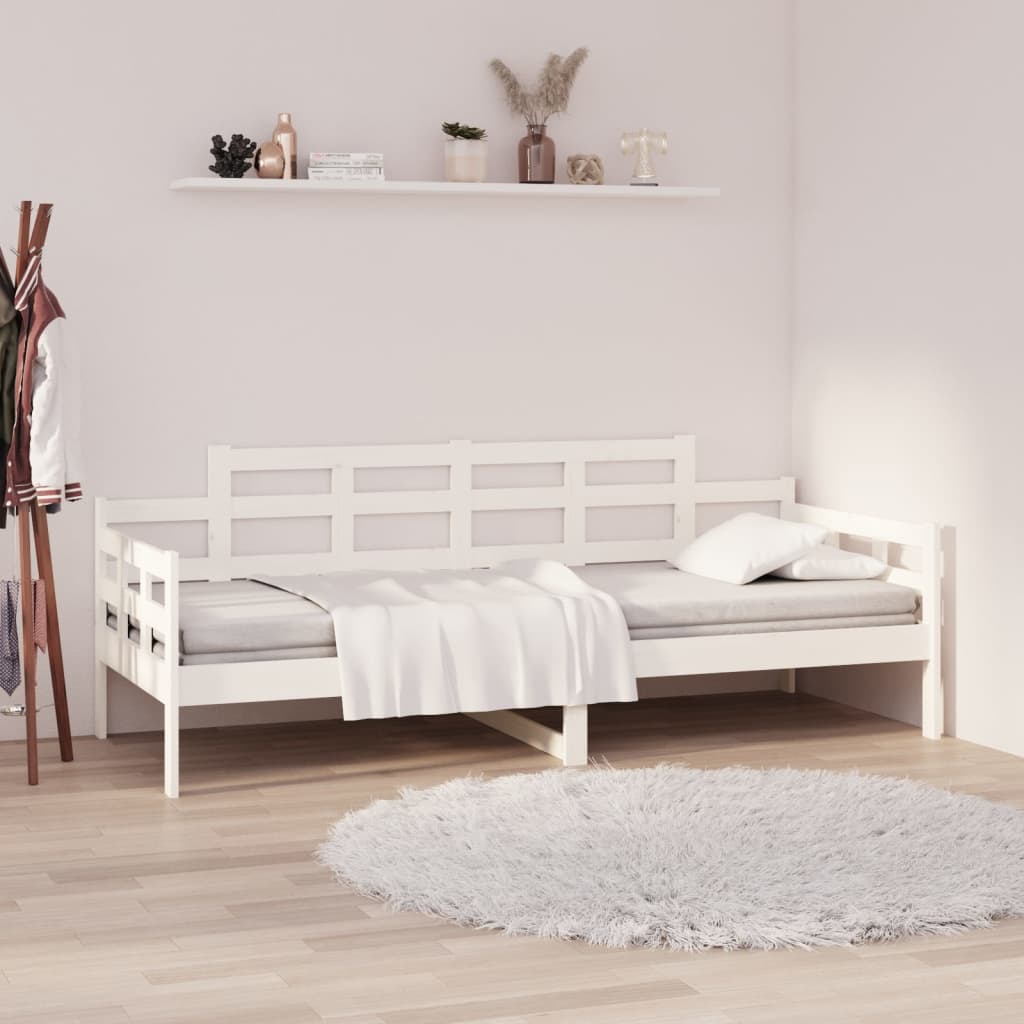 Dagseng hvit heltre furu 90x190 cm
