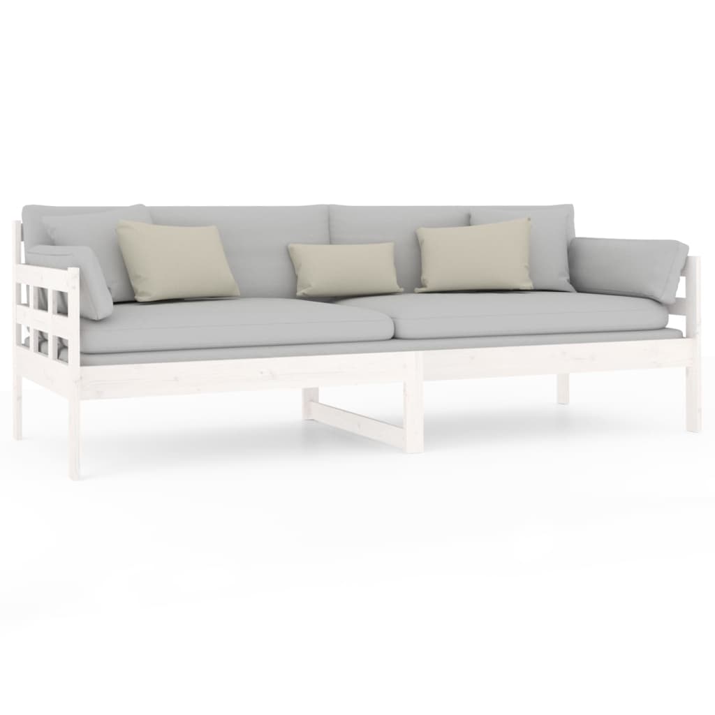 Dagseng hvit heltre furu 80x200 cm