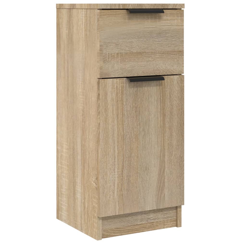 Skjenker 2 stk sonoma eik 30x30x70 cm konstruert tre