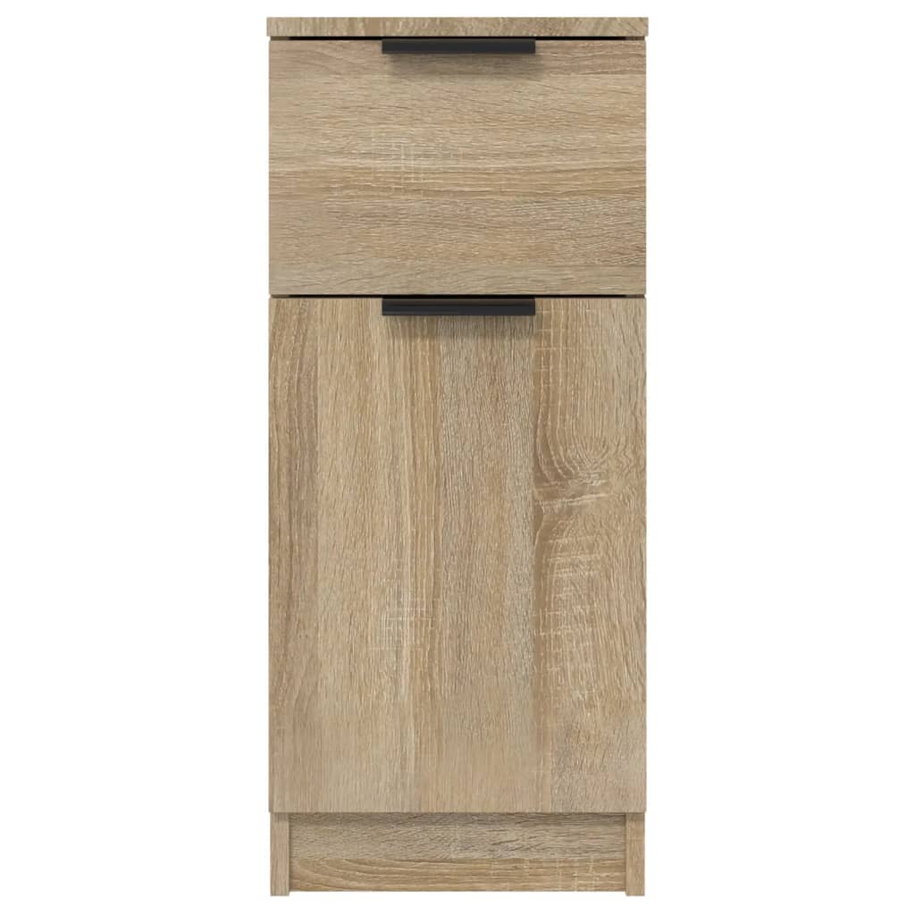 Skjenker 2 stk sonoma eik 30x30x70 cm konstruert tre