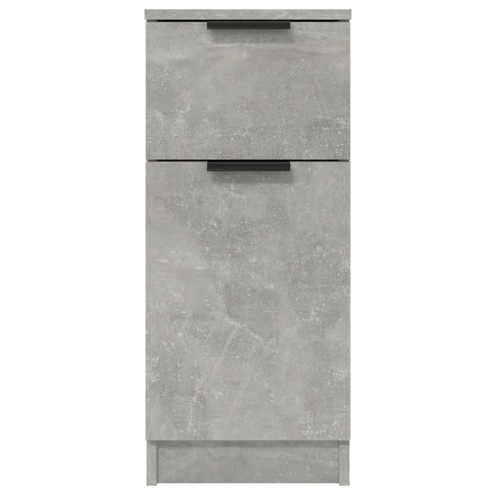 Skjenk betonggrå 30x30x70 cm konstruert tre