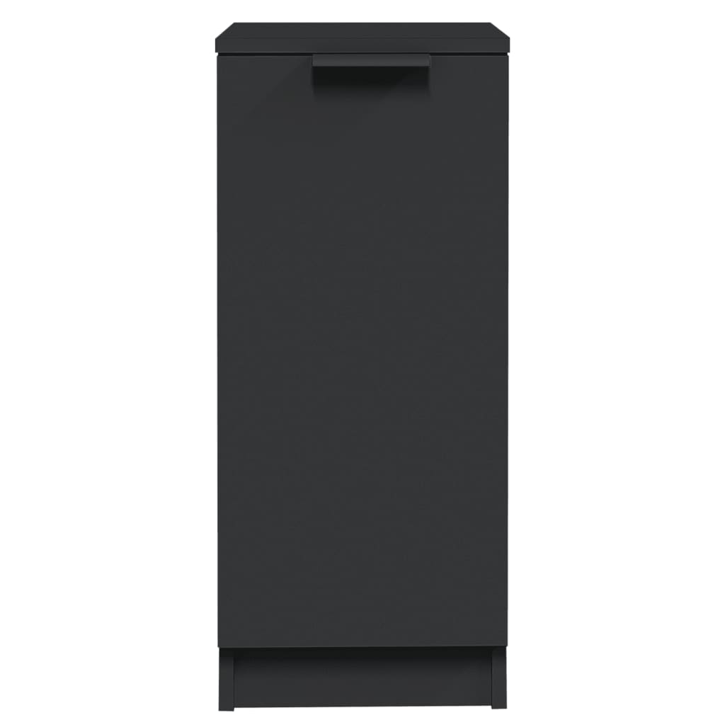 Skjenker 2 stk svart 30x30x70 cm konstruert tre