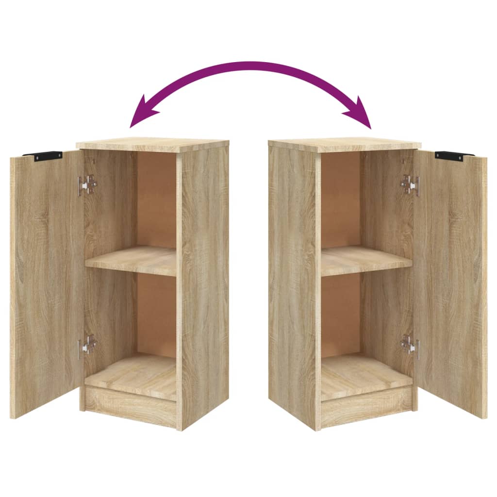 Skjenk sonoma eik 30x30x70 cm konstruert tre