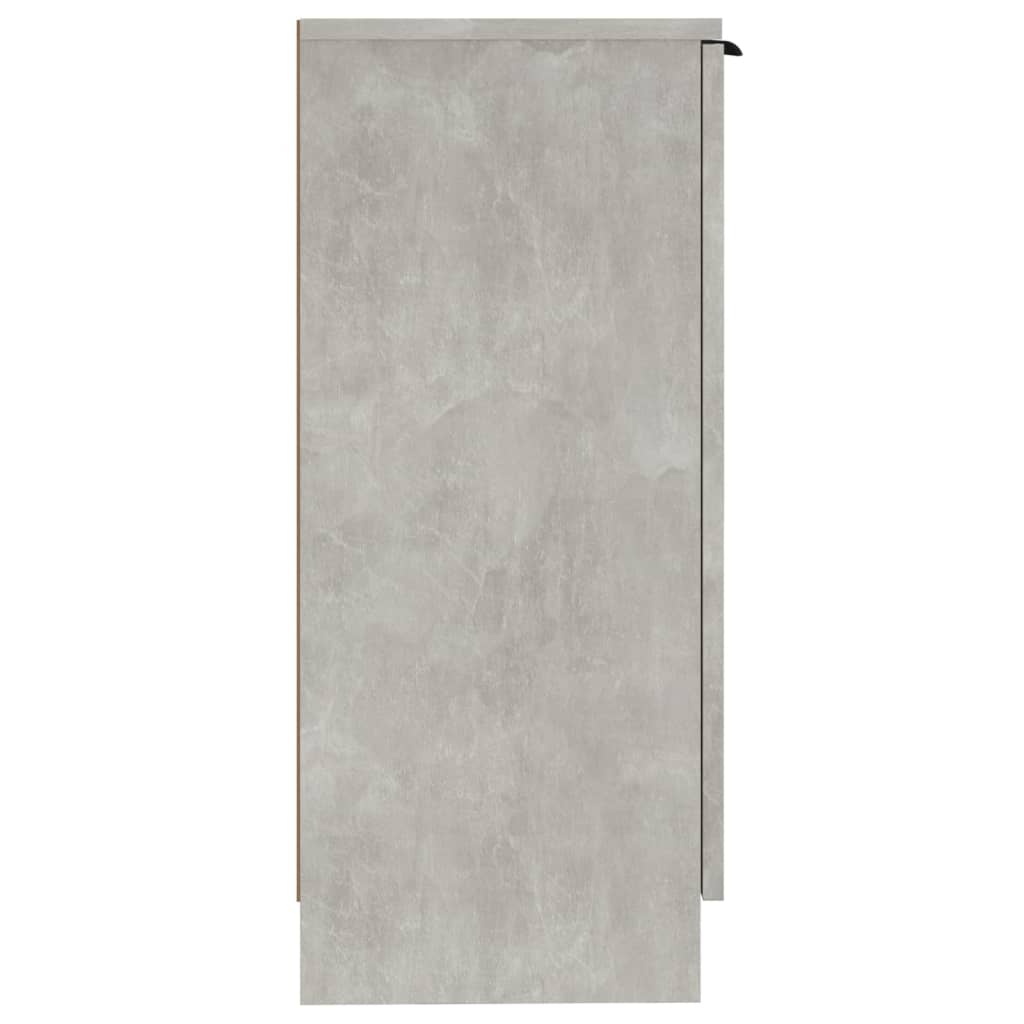 Skjenk betonggrå 30x30x70 cm konstruert tre