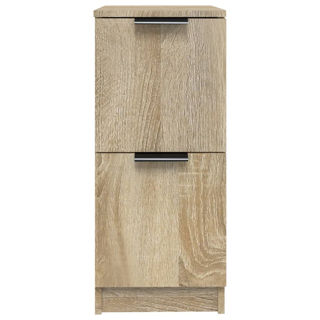 Skjenker 2 stk sonoma eik 30x30x70 cm konstruert tre