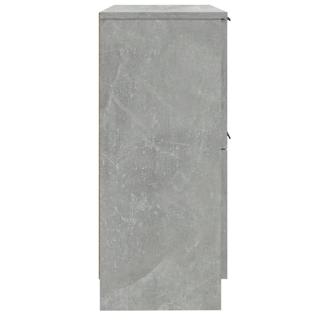 Skjenker 2 stk betonggrå 30x30x70 cm konstruert tre