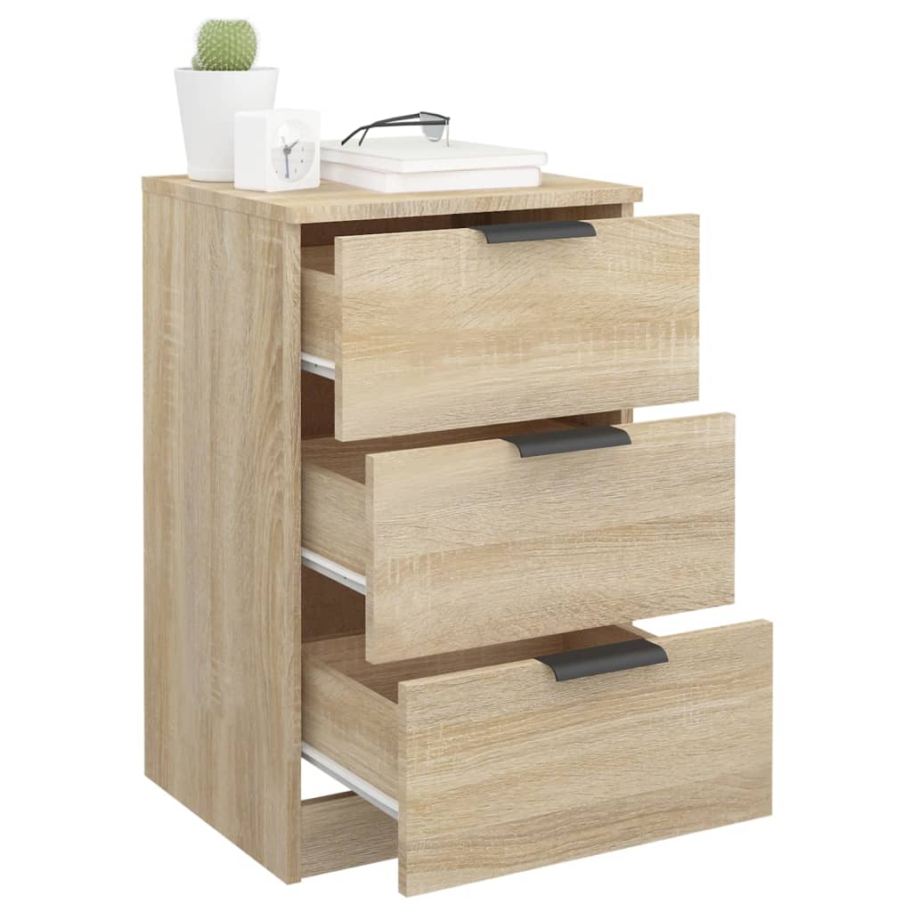 Nattbord sonoma eik 40x36x65 cm