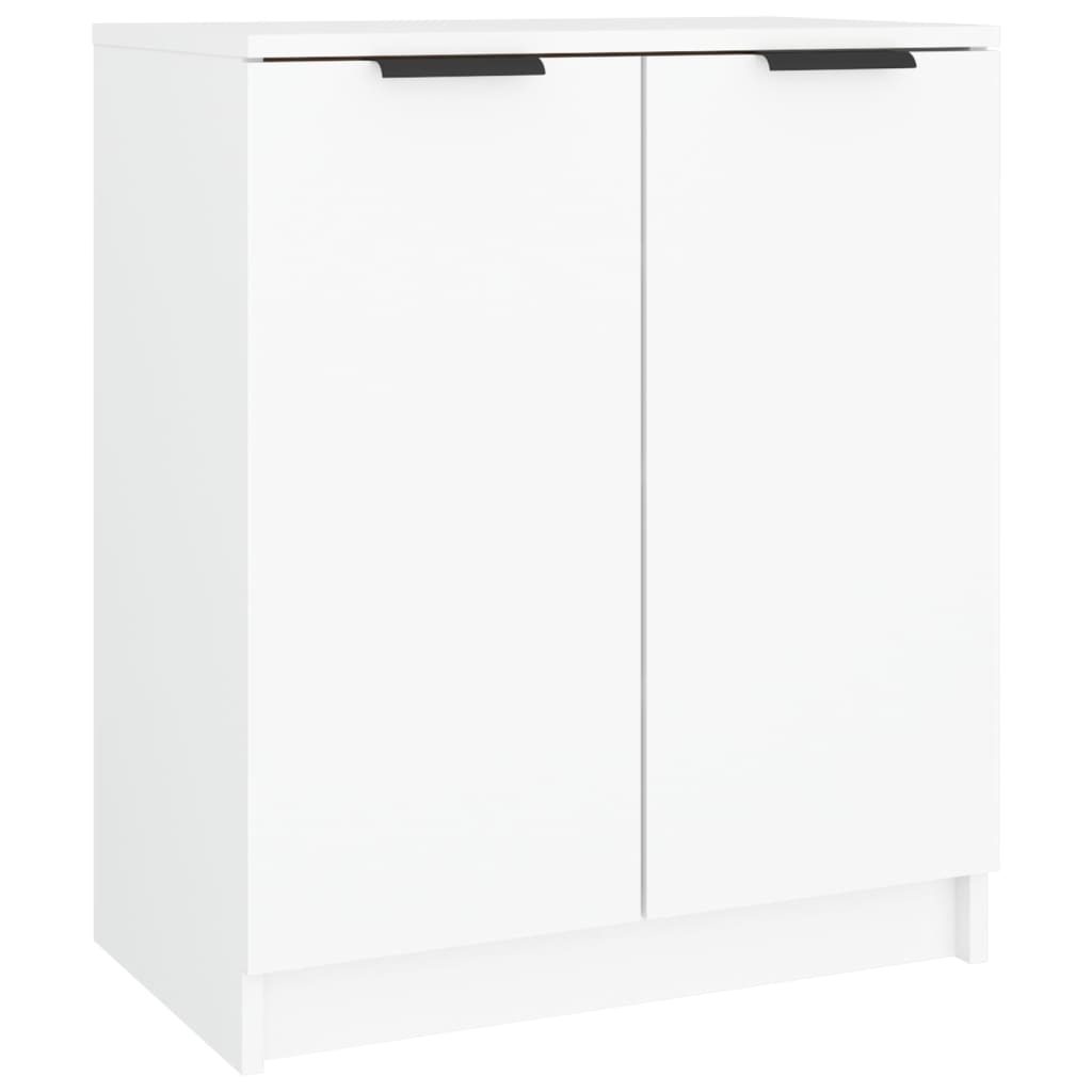 Skoskap hvit 59x35x70 cm konstruert tre