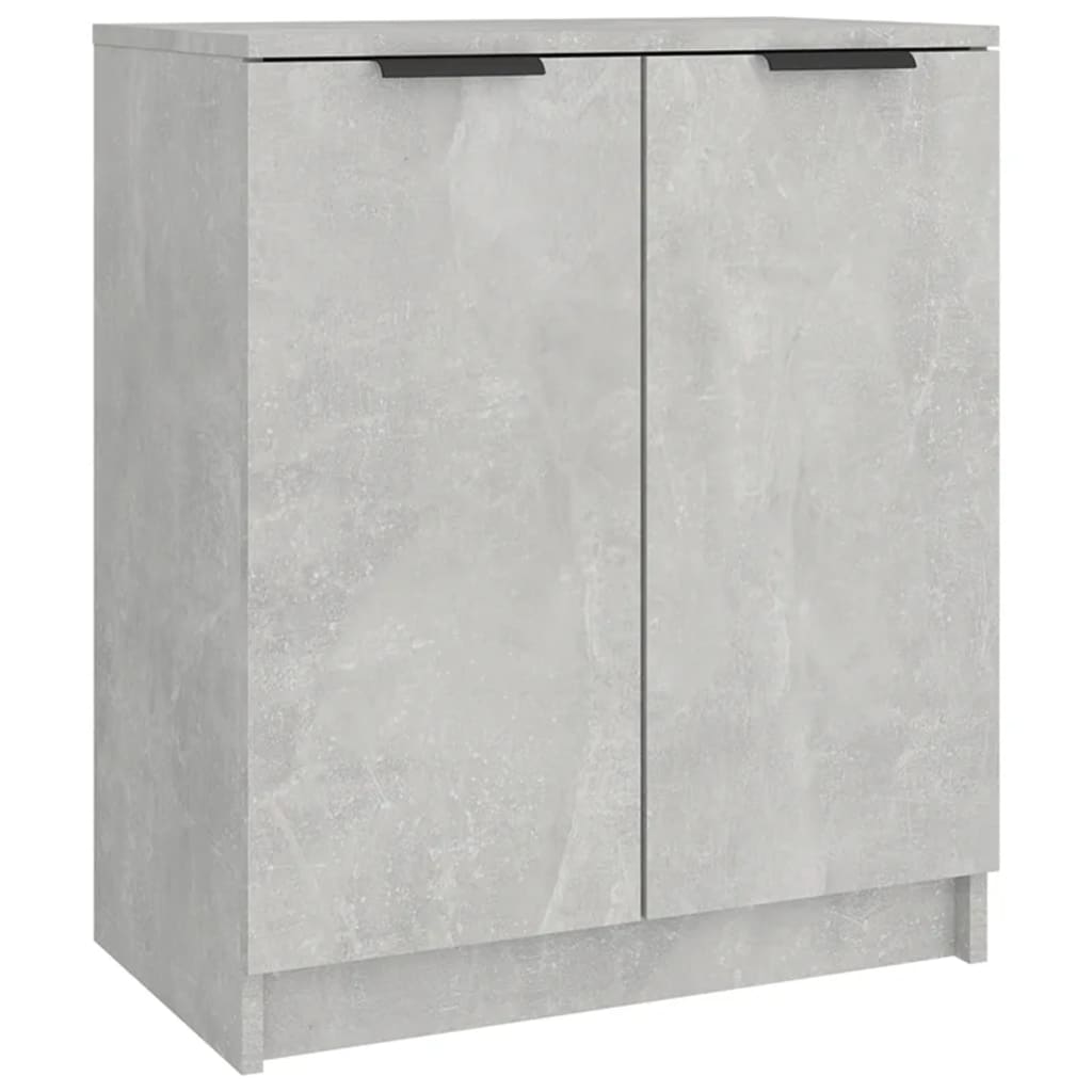 Skoskap betonggrå 59x35x70 cm konstruert tre