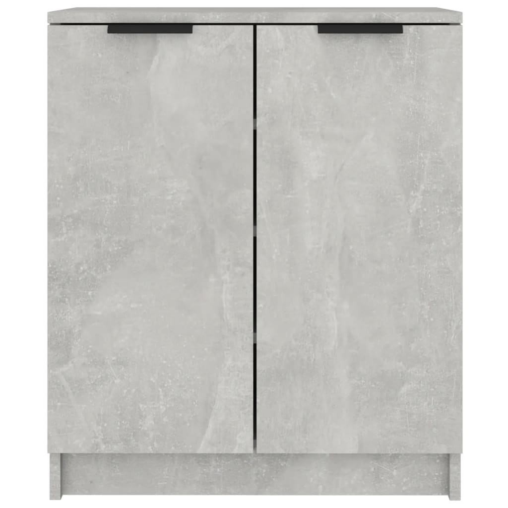 Skoskap betonggrå 59x35x70 cm konstruert tre