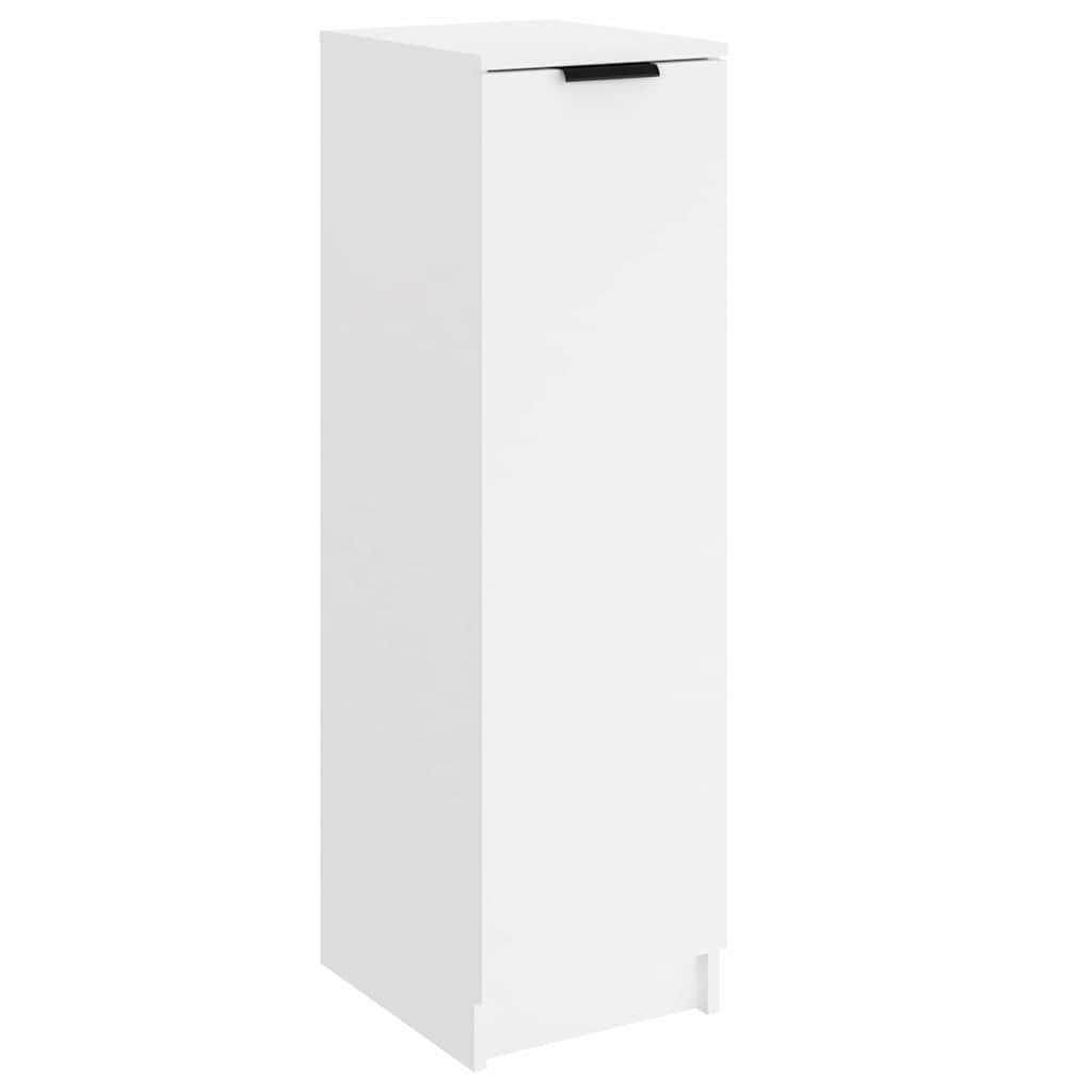Skoskap hvit 30x35x100 cm konstruert tre