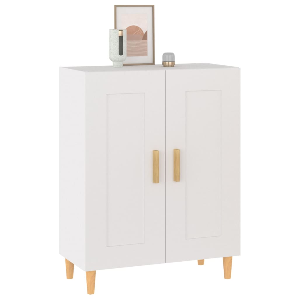 Skjenk hvit 69,5x34x90 cm konstruert tre vidaXL
