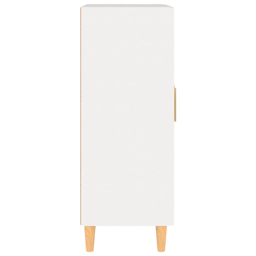 Skjenk hvit 69,5x34x90 cm konstruert tre vidaXL