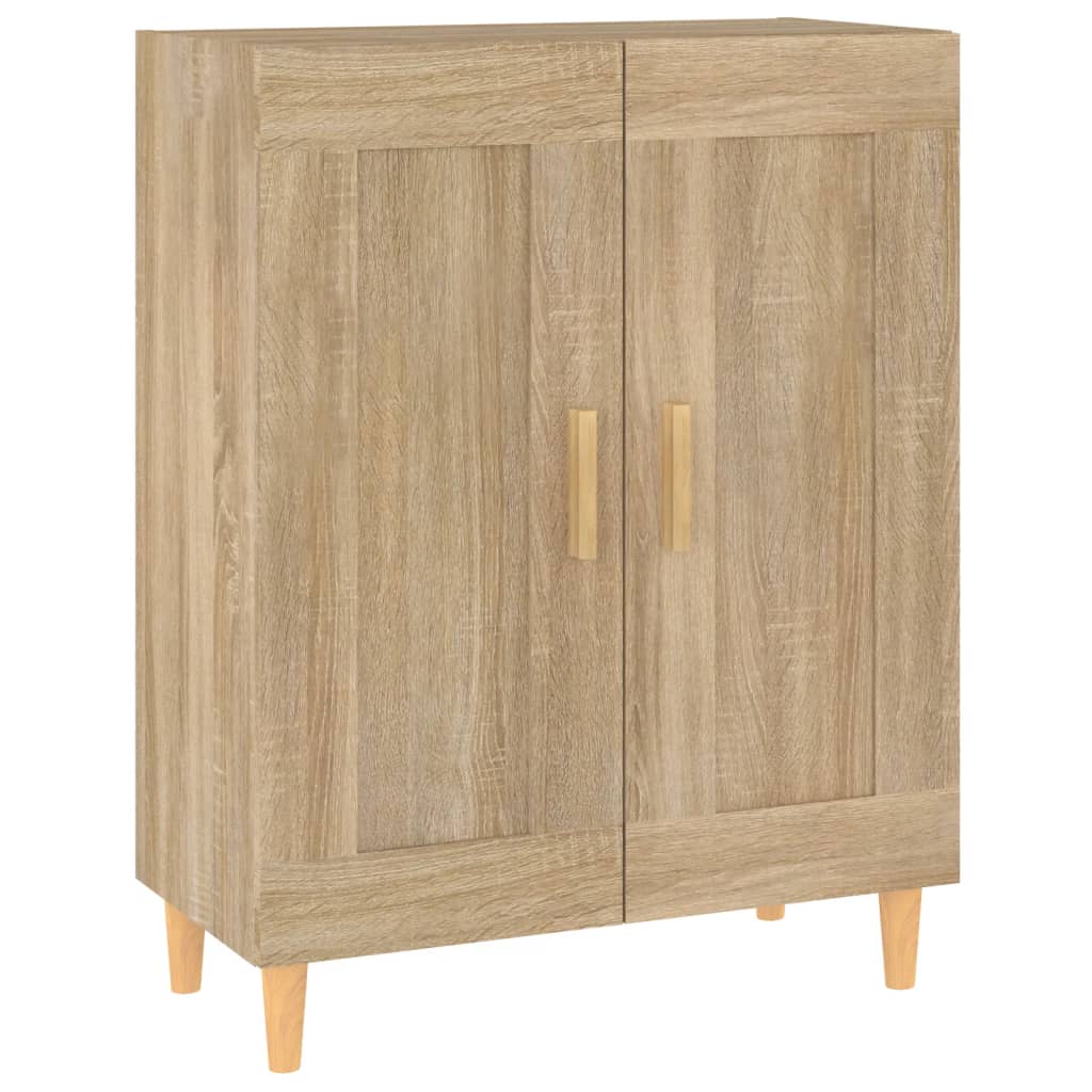 Skjenk sonoma eik 69,5x34x90 cm konstruert tre vidaXL