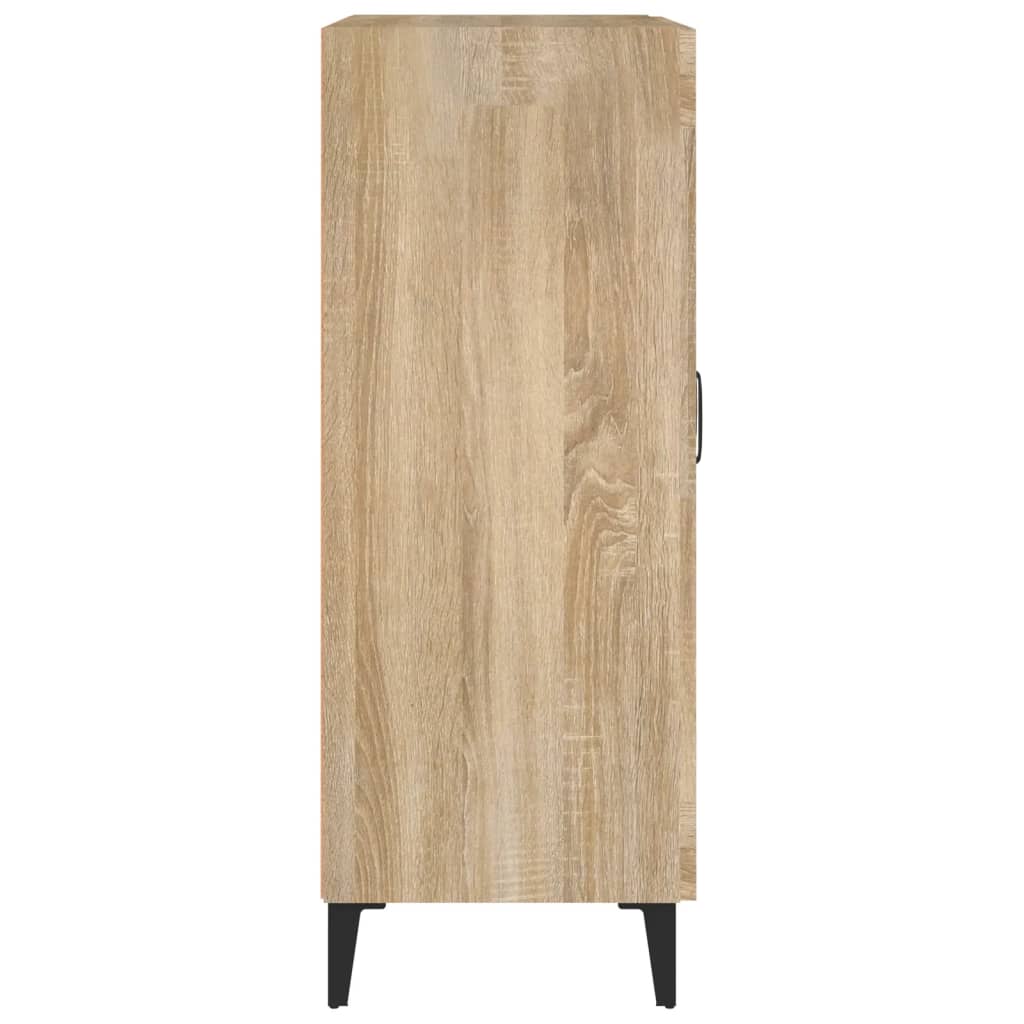 Skjenk sonoma eik 69,5x34x90 cm konstruert tre