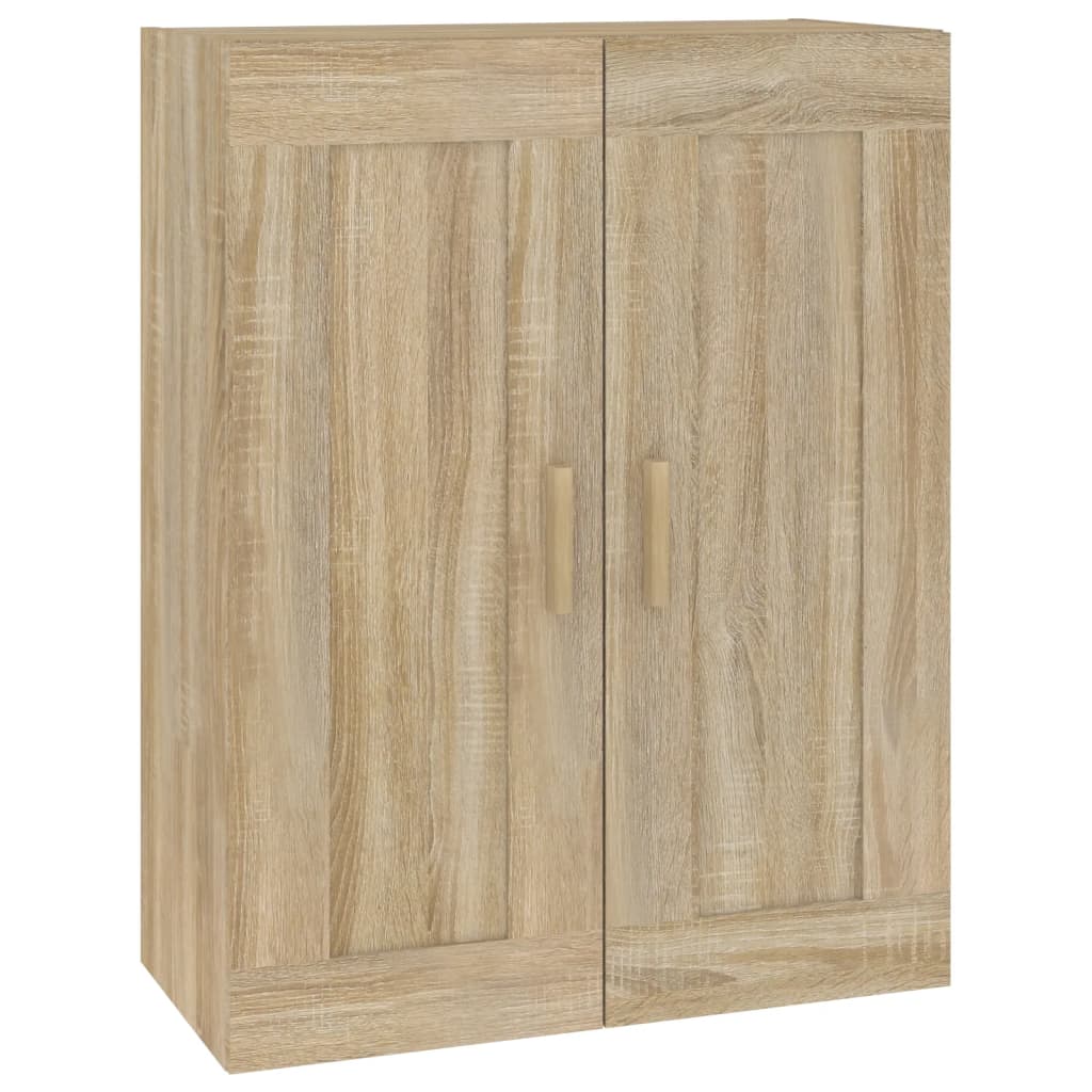 Veggskap sonoma eik 69,5x32,5x90 cm konstruert tre