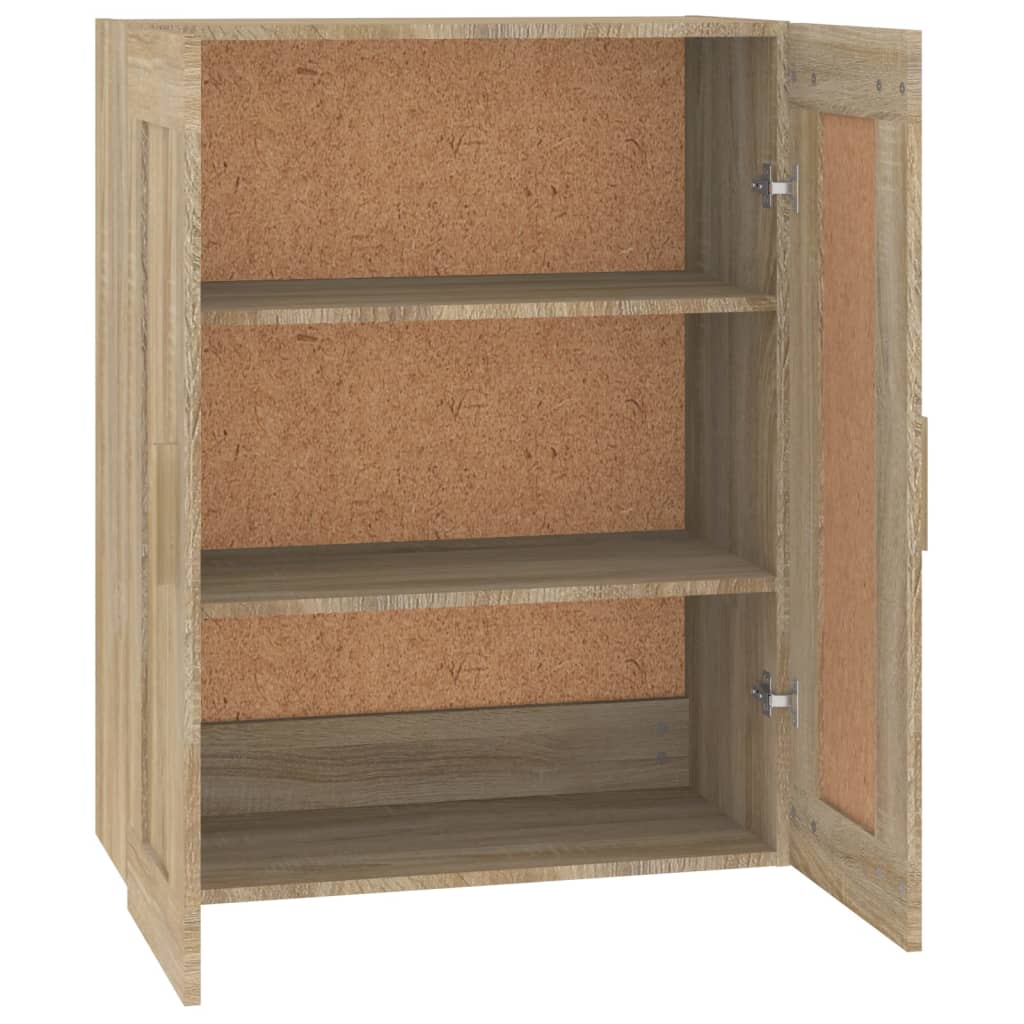 Veggskap sonoma eik 69,5x32,5x90 cm konstruert tre