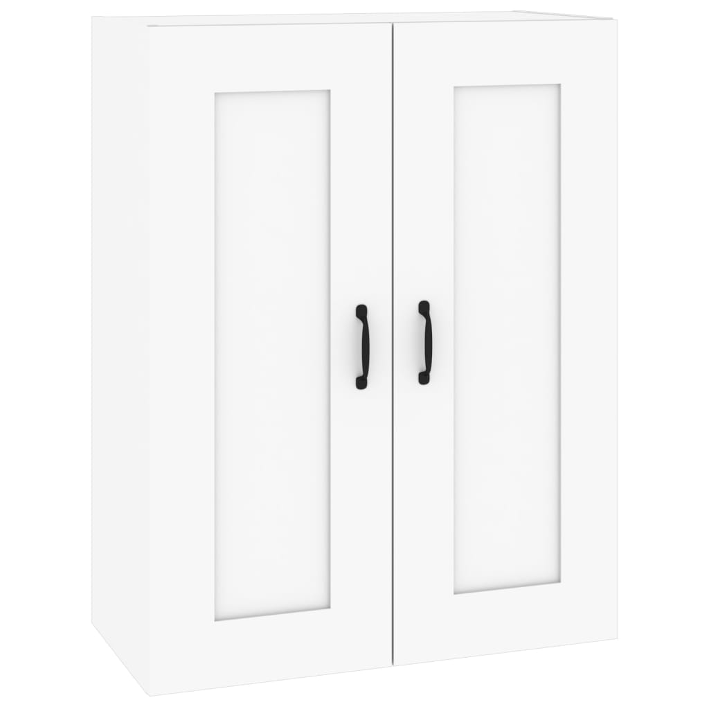 Hengende veggskap hvit 69,5x32,5x90 cm