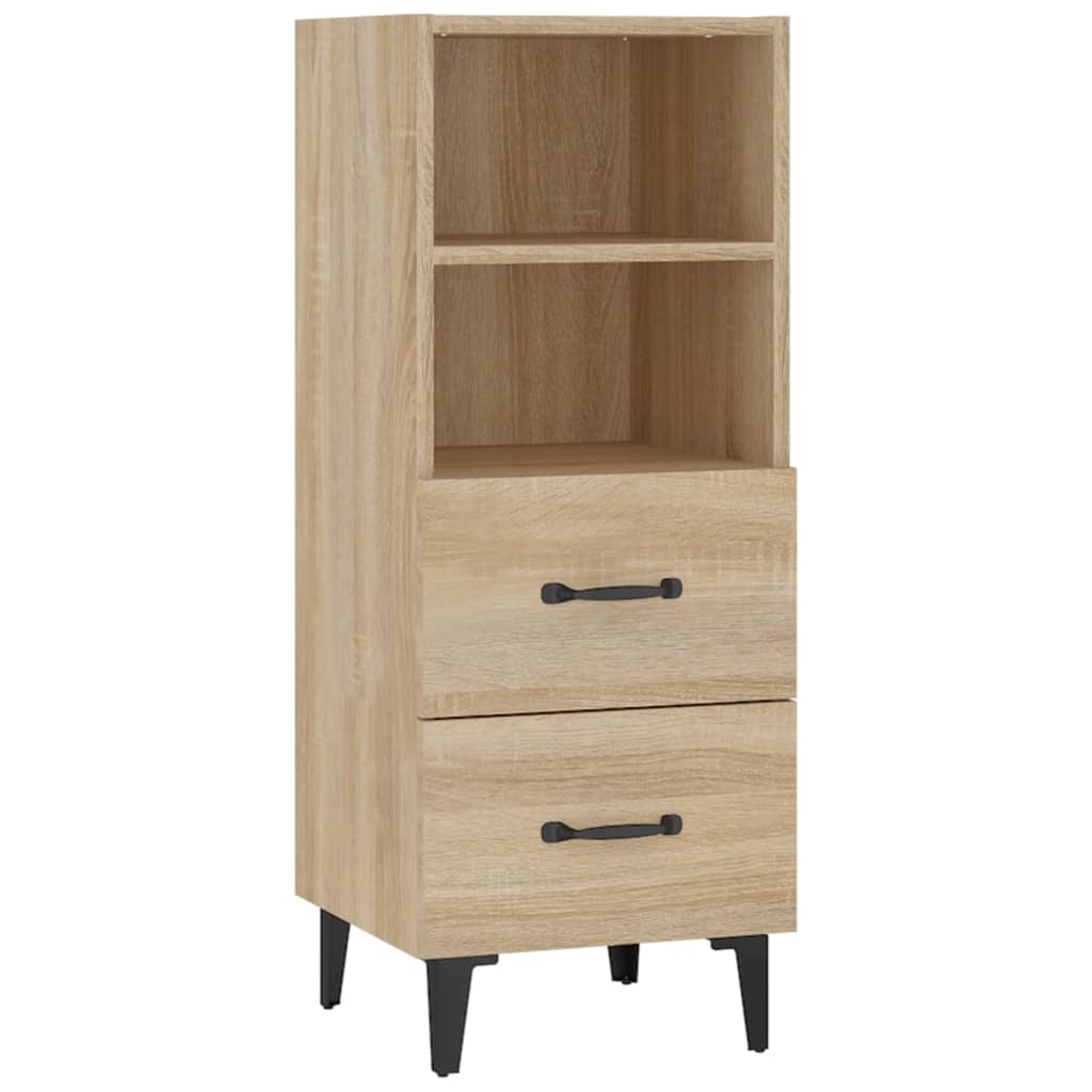 Skjenk sonoma eik 34,5x34x90 cm konstruert tre