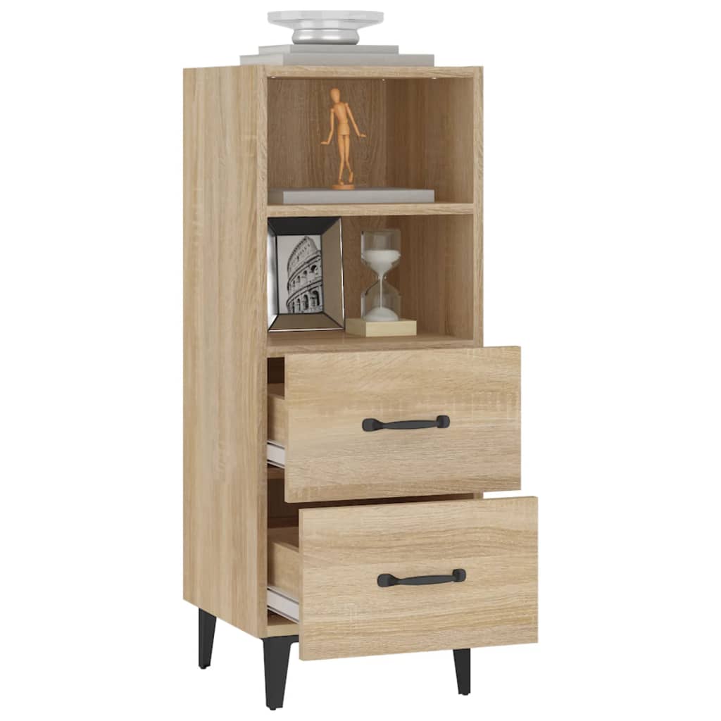 Skjenk sonoma eik 34,5x34x90 cm konstruert tre