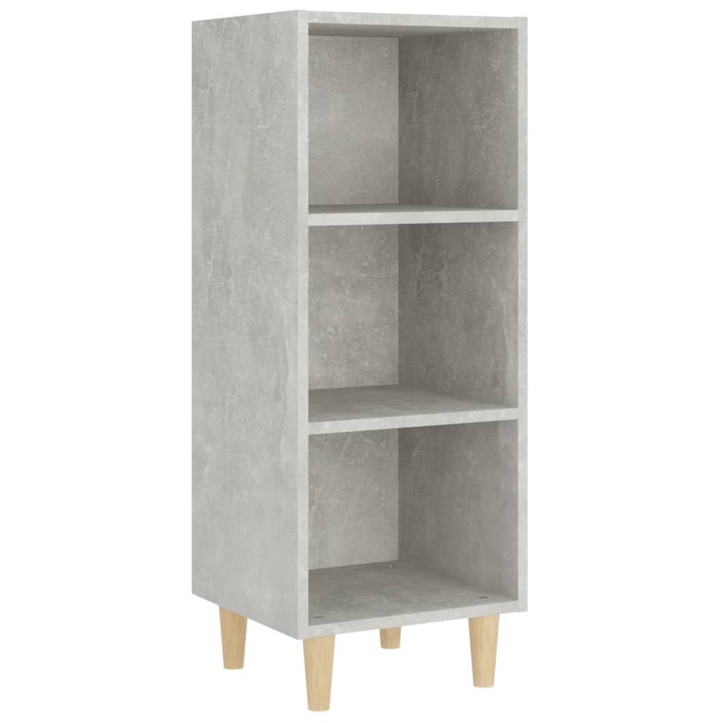 Skjenk betonggrå 34,5x32,5x90 cm konstruert tre