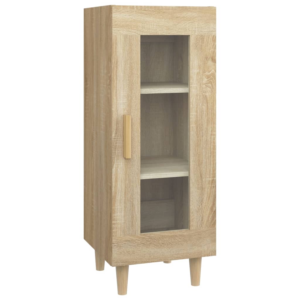 Skjenk sonoma eik 34,5x34x90 cm konstruert tre