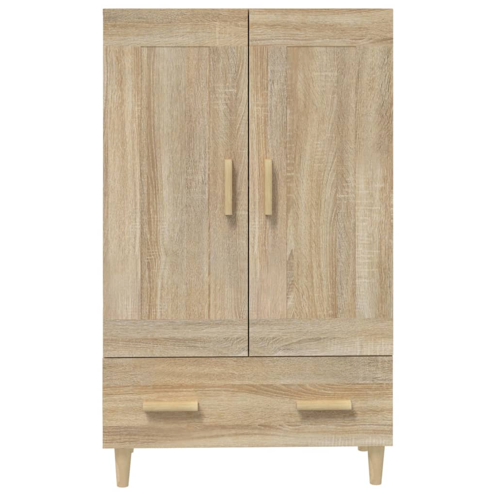 Highboard sonoma eik 70x31x115 cm konstruert tre