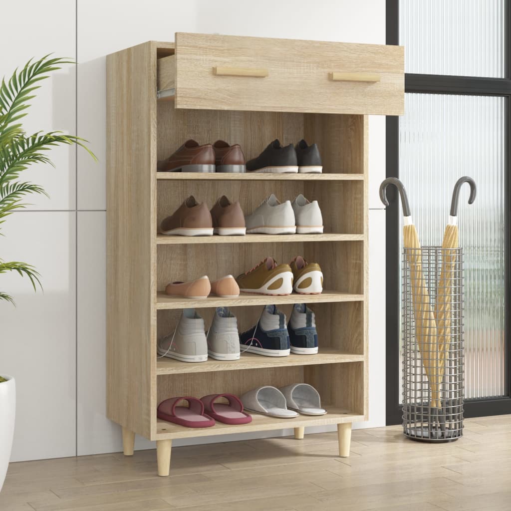 Skoskap sonoma eik 60x35x105 cm konstruert tre