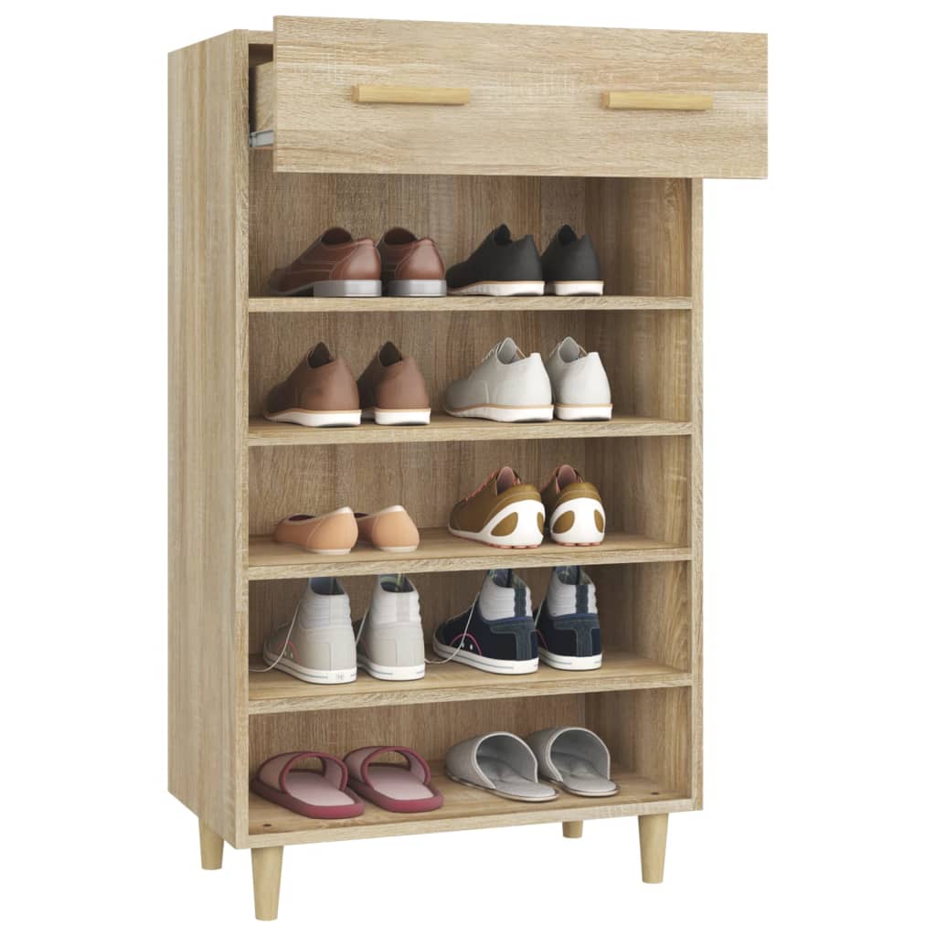 Skoskap sonoma eik 60x35x105 cm konstruert tre