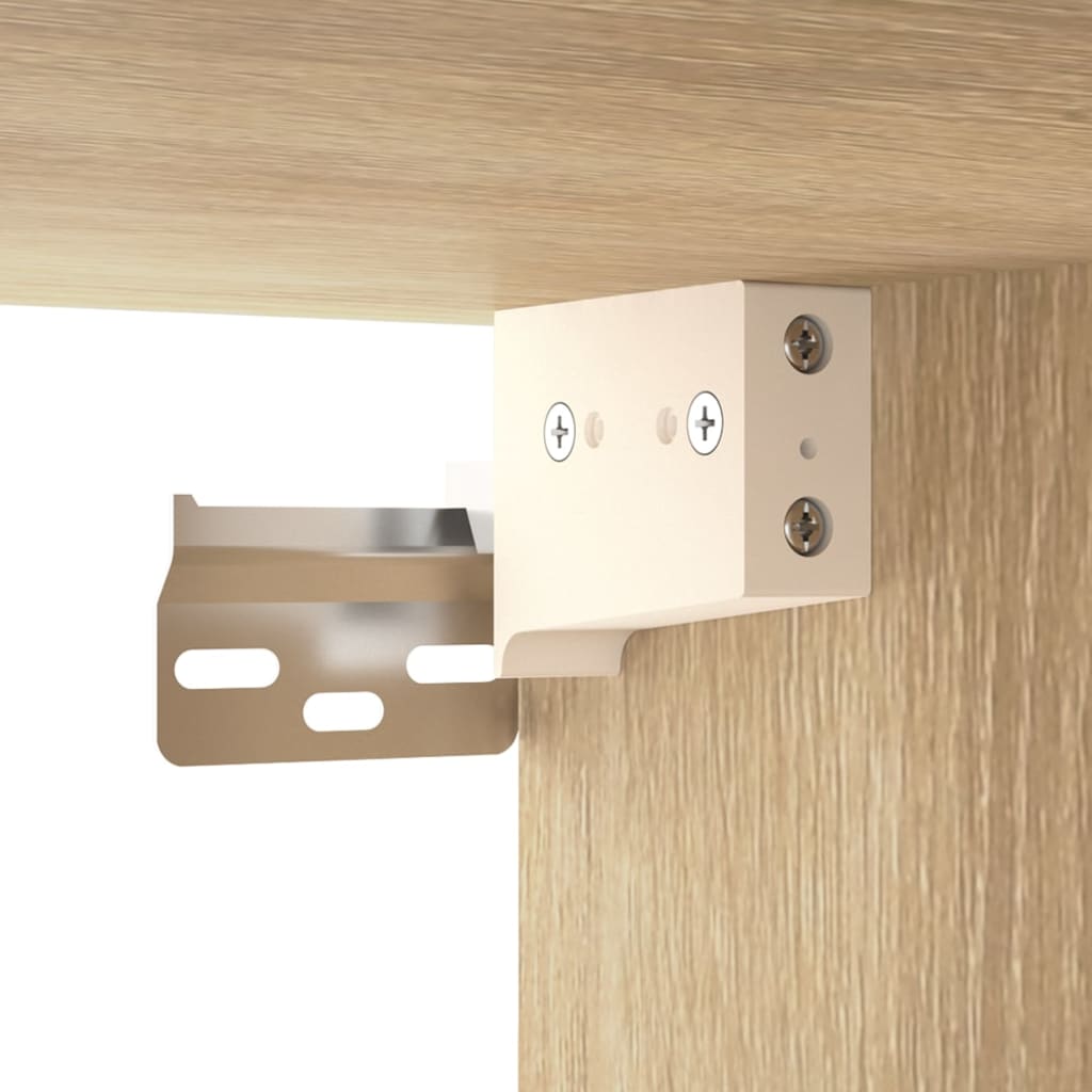 Veggskap sonoma eik 60x36,5x35 cm konstruert tre