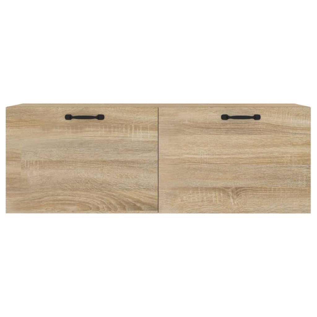 Veggskap sonoma eik 100x36,5x35 cm konstruert tre vidaXL