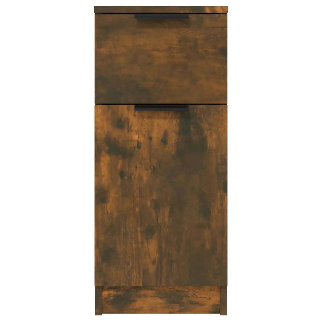 Skjenk røkt eik 30x30x70 cm konstruert tre