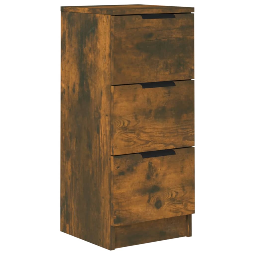 Skjenk røkt eik 30x30x70 cm konstruert tre