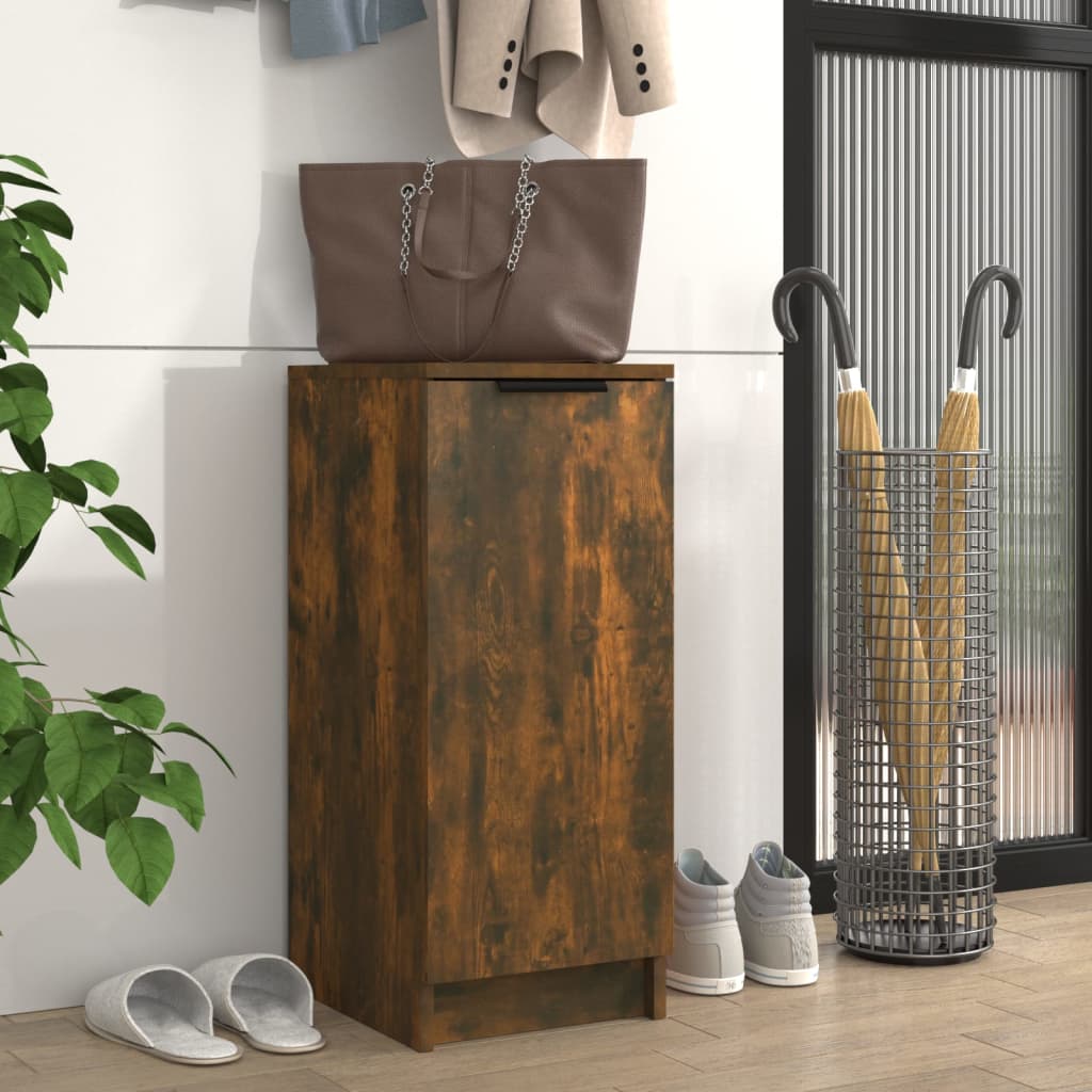 Skoskap røkt eik 30x35x70 cm konstruert tre