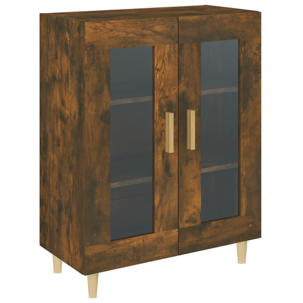 Skjenk røkt eik 69,5x34x90 cm konstruert tre