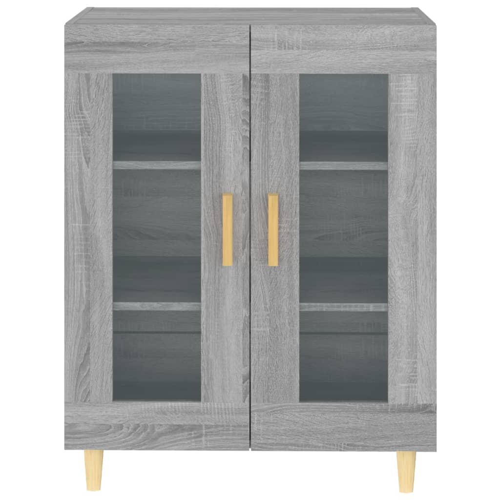 Skjenk grå sonoma 69,5x34x90 cm konstruert tre