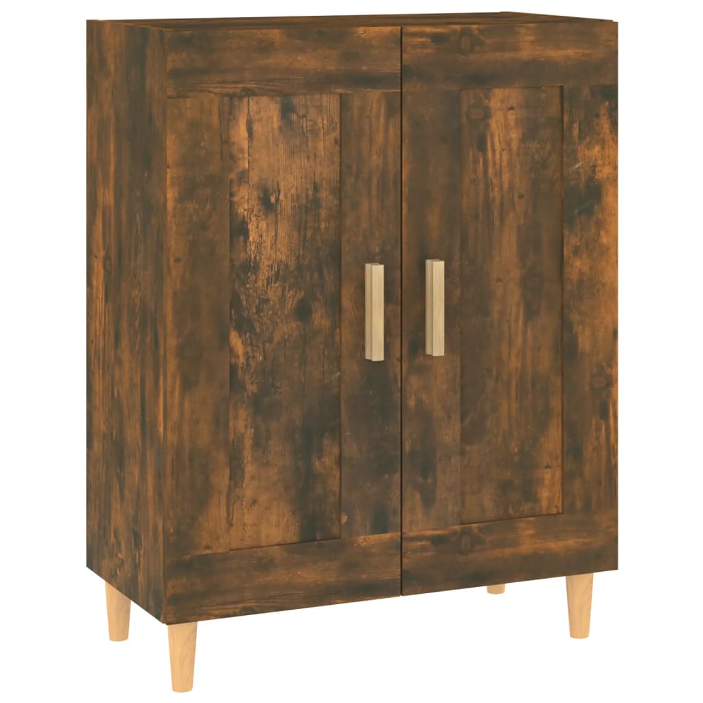 Skjenk røkt eik 69,5x34x90 cm konstruert tre vidaXL