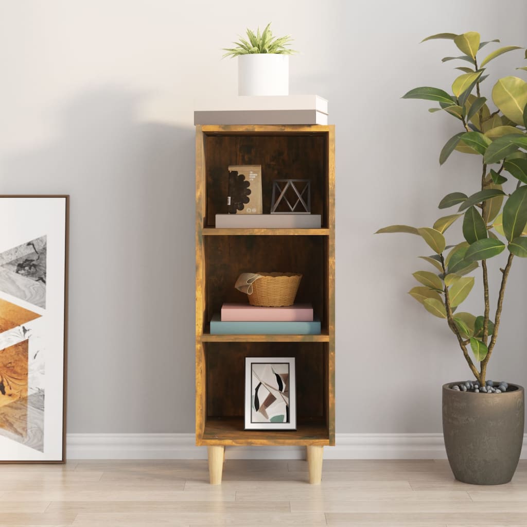 Skjenk røkt eik 34,5x32,5x90 cm konstruert tre