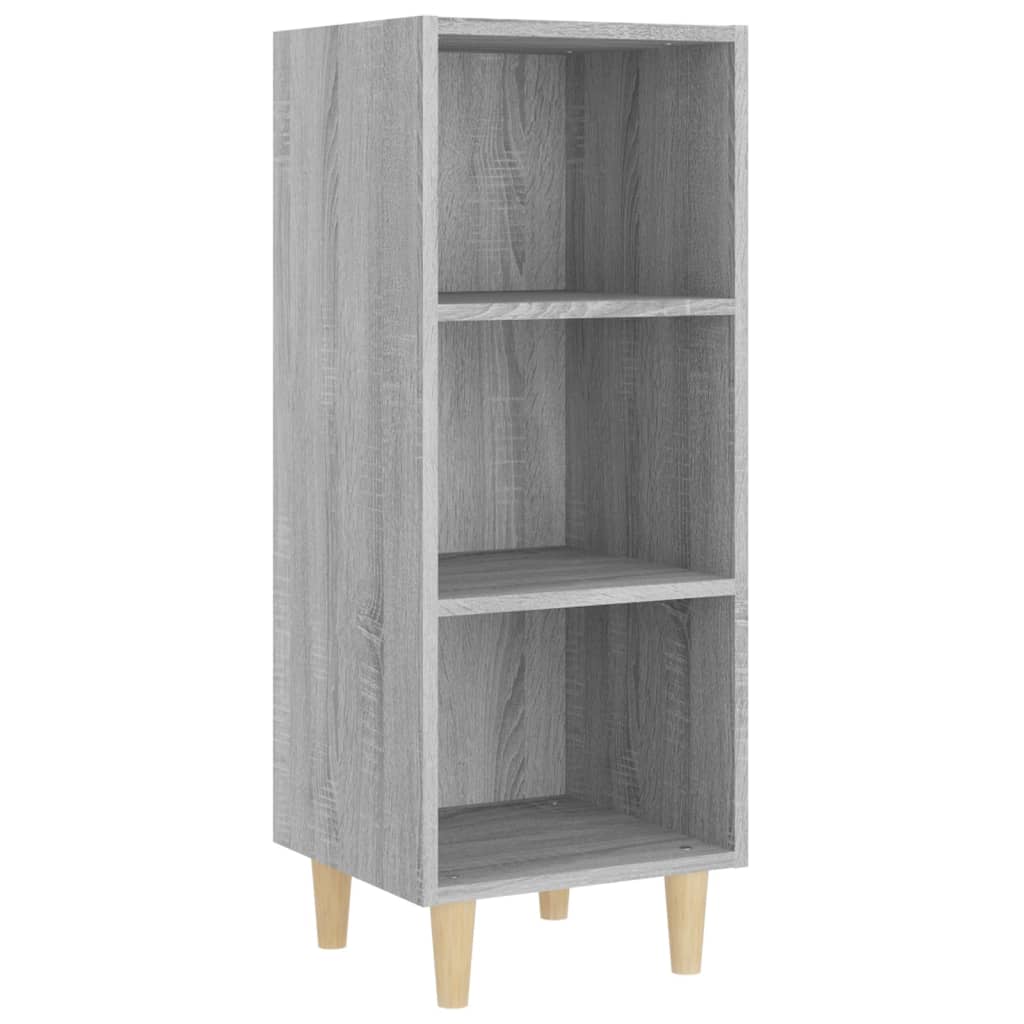 Skjenk grå sonoma 34,5x32,5x90 cm konstruert tre