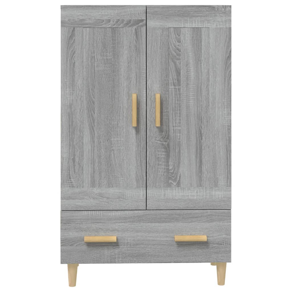 Highboard grå sonoma 70x31x115 cm konstruert tre